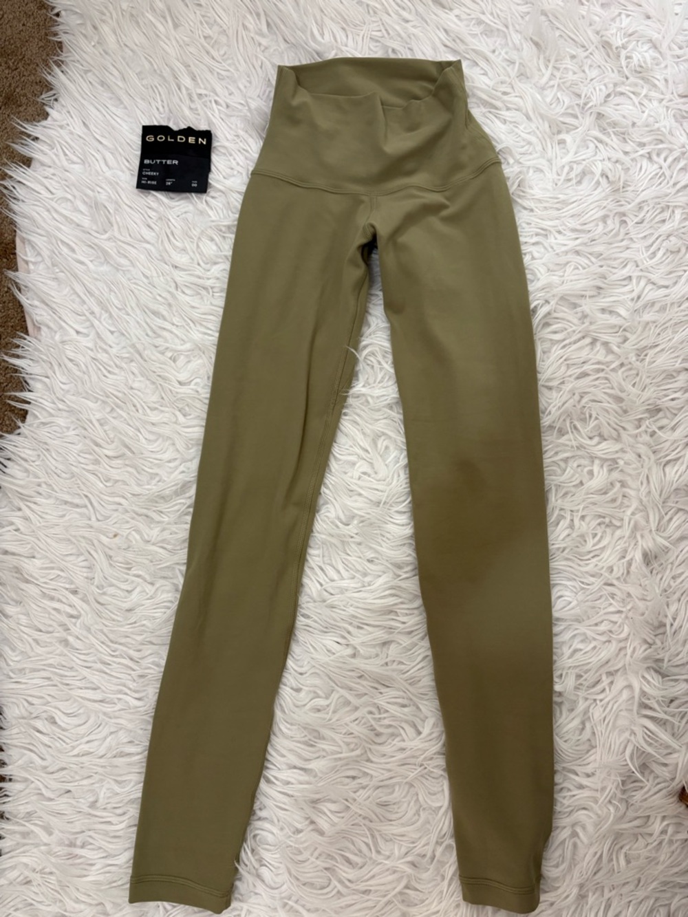 Aritzia Olive Green Leggings